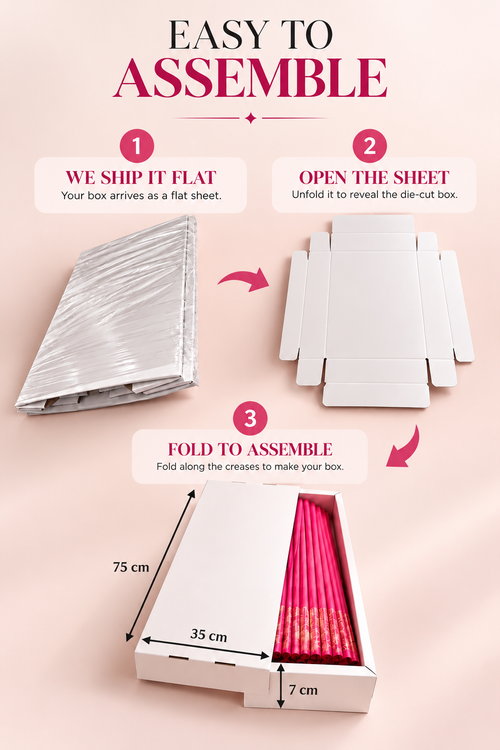 Fluffy Pleats box ( 1 Top & 1 Bottom )